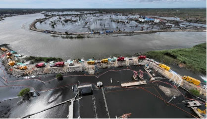 Bomba de Emergência de Drenagem do Lago Dam