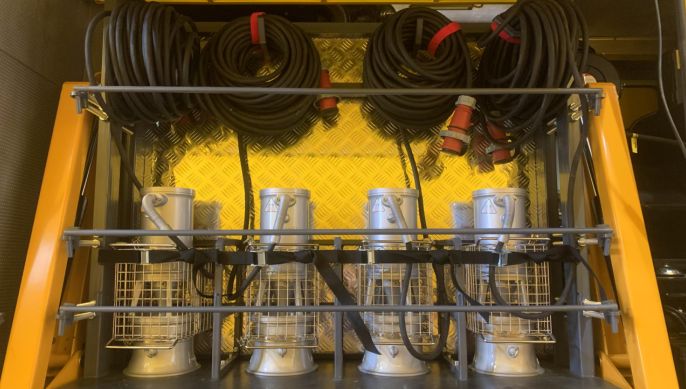 Bomba de desidratação para serviço pesado com motor diesel