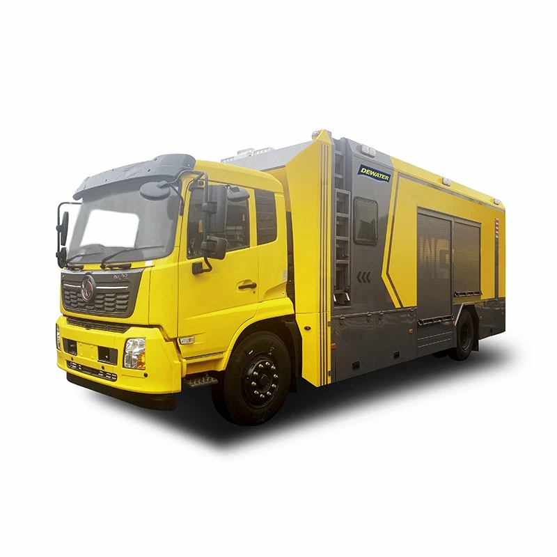 High-flow Drainage Rescue Vehicle